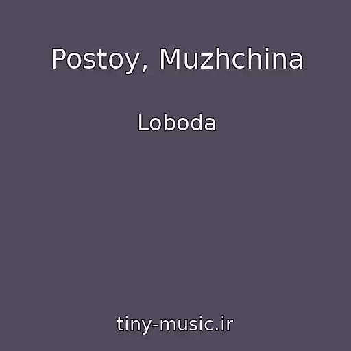 کاور آهنگ Postoy, Muzhchina از Loboda