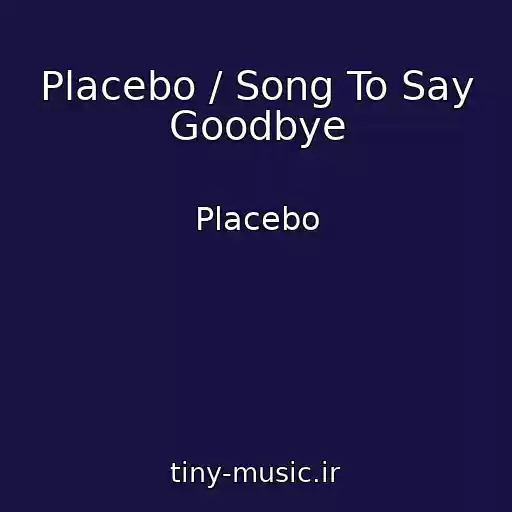 کاور آهنگ Placebo / Song To Say Goodbye از Placebo