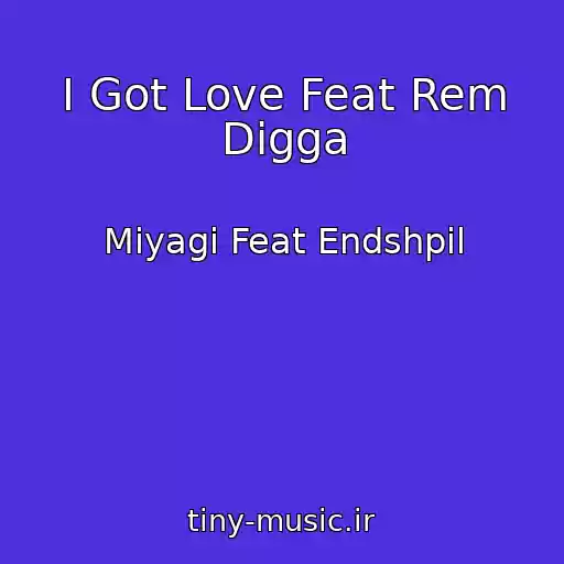 کاور آهنگ I Got Love Feat Rem Digga از Miyagi Feat Endshpil