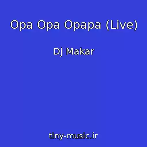 کاور آهنگ Opa Opa Opapa (Live) از Dj Makar
