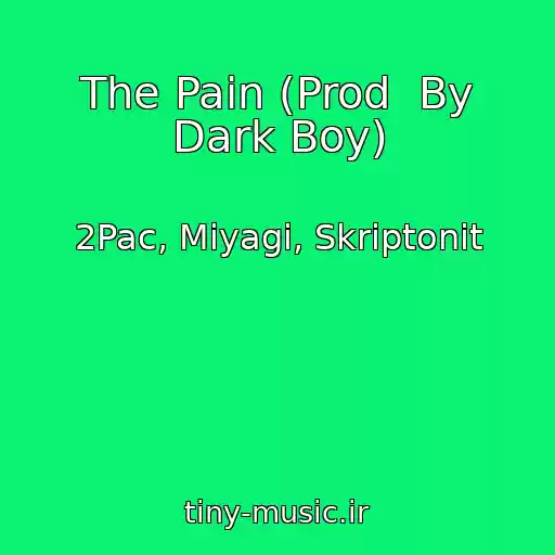 کاور آهنگ The Pain (Prod  By Dark Boy) از 2Pac, Miyagi, Skriptonit
