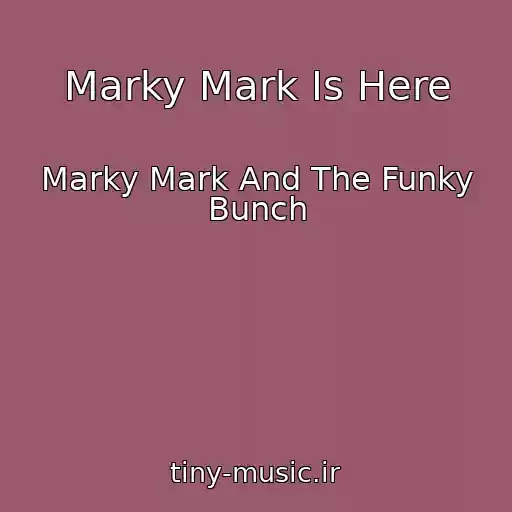 کاور آهنگ Marky Mark Is Here از Marky Mark And The Funky Bunch