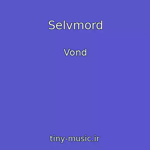 کاور آهنگ Selvmord از Vond