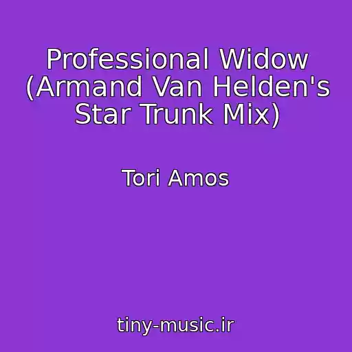 کاور آهنگ Professional Widow (Armand Van Helden's Star Trunk Mix) از Tori Amos