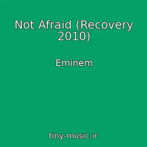 کاور آهنگ Not Afraid (Recovery 2010) از Eminem