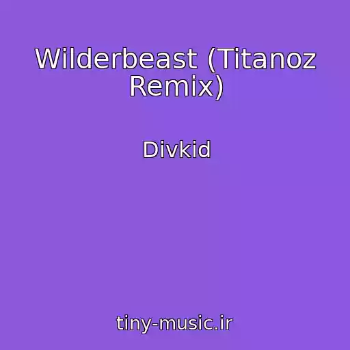 کاور آهنگ Wilderbeast (Titanoz Remix) از Divkid