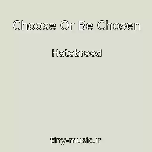 کاور آهنگ Choose Or Be Chosen از Hatebreed