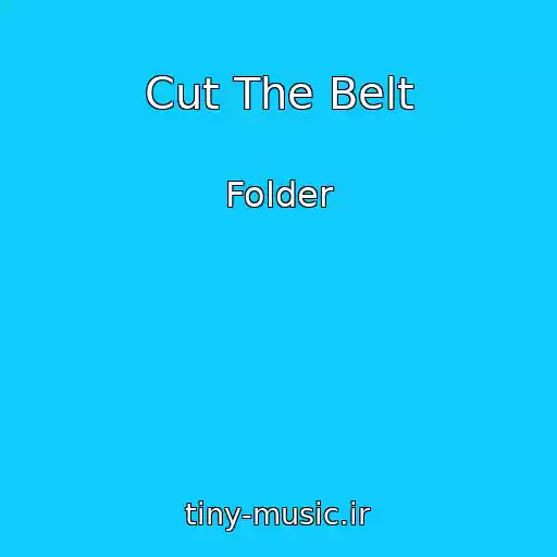 کاور آهنگ Cut The Belt از Folder