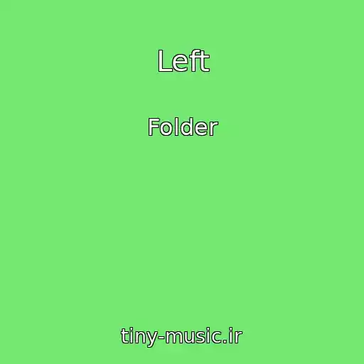 کاور آهنگ Left از Folder