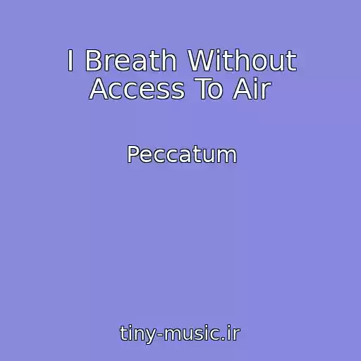 کاور آهنگ I Breath Without Access To Air از Peccatum