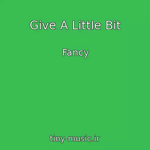کاور آهنگ Give A Little Bit از Fancy