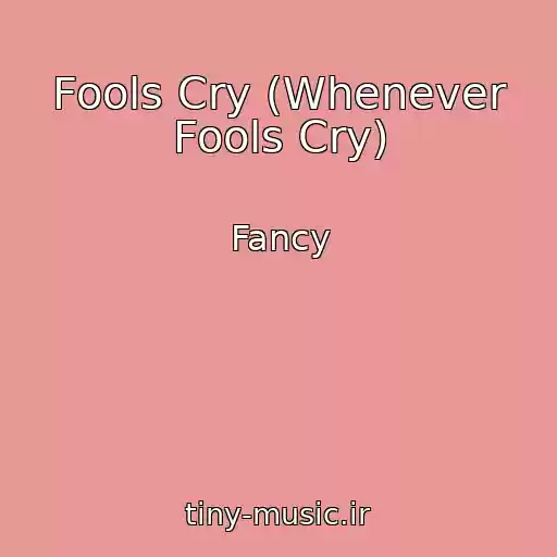 کاور آهنگ Fools Cry (Whenever Fools Cry) از Fancy