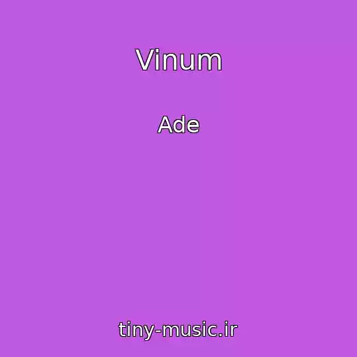 کاور آهنگ Vinum از Ade