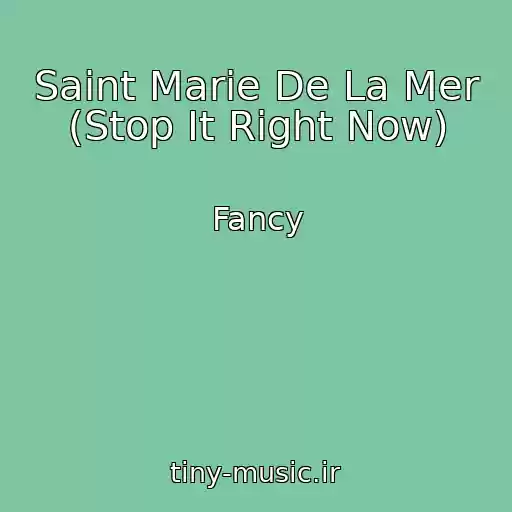 کاور آهنگ Saint Marie De La Mer (Stop It Right Now) از Fancy