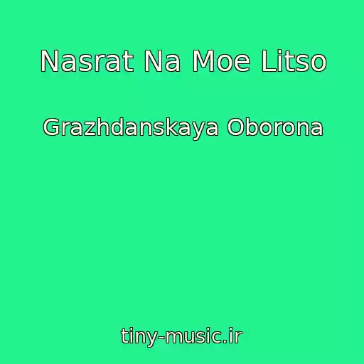 کاور آهنگ Nasrat Na Moe Litso از Grazhdanskaya Oborona