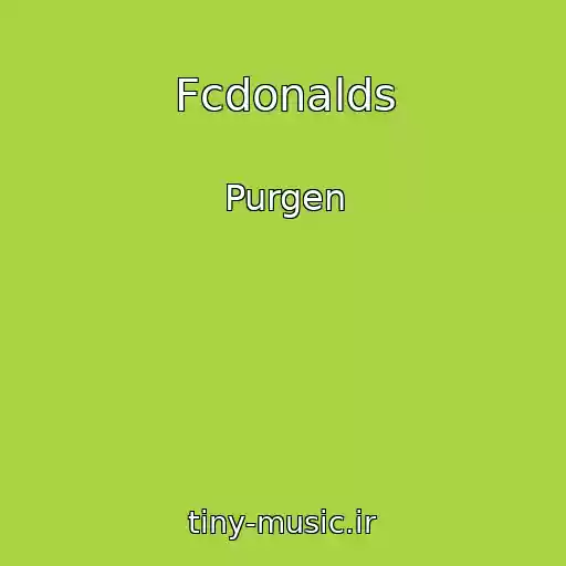 کاور آهنگ Fcdonalds از Purgen