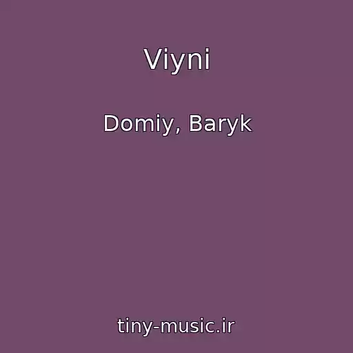 کاور آهنگ Vіyni از Domiy, Baryk