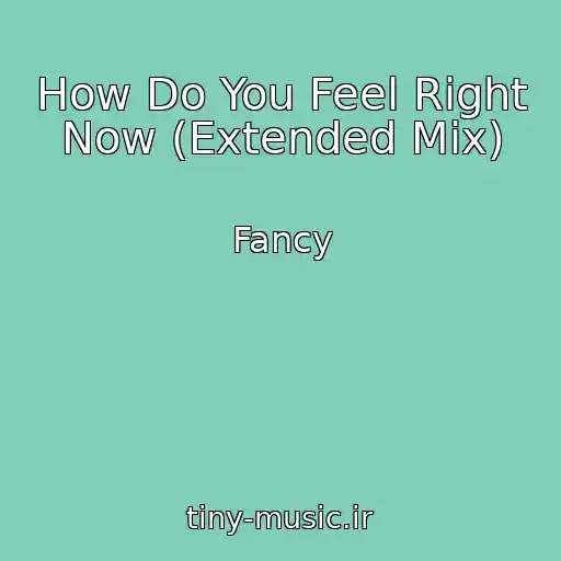 کاور آهنگ How Do You Feel Right Now (Extended Mix) از Fancy