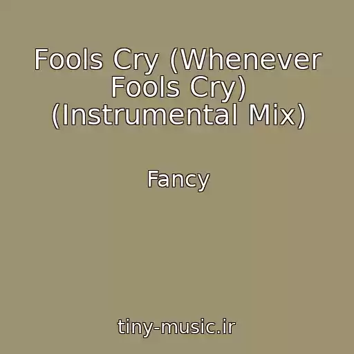 کاور آهنگ Fools Cry (Whenever Fools Cry) (Instrumental Mix) از Fancy
