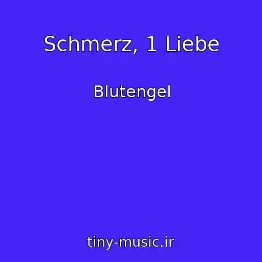 کاور آهنگ Schmerz, 1 Liebe از Blutengel