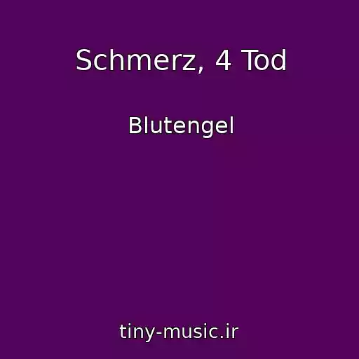 کاور آهنگ Schmerz, 4 Tod از Blutengel