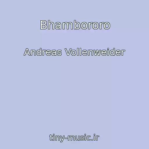 کاور آهنگ Bhambororo از Andreas Vollenweider