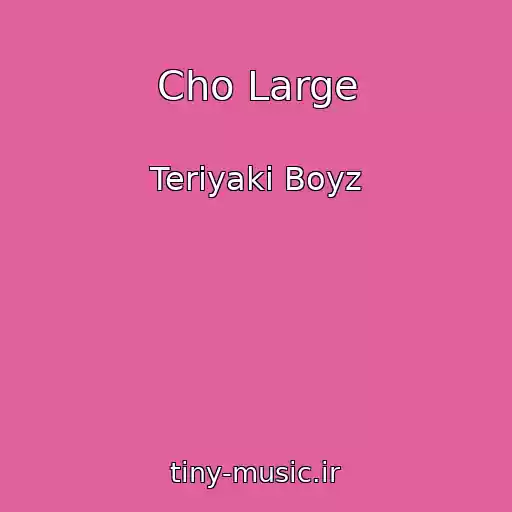 کاور آهنگ Cho Large از Teriyaki Boyz