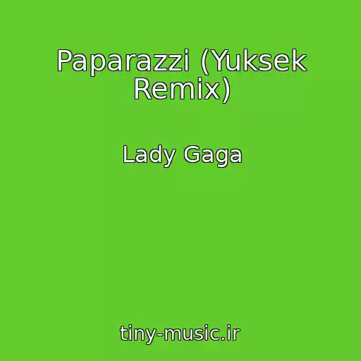 کاور آهنگ Paparazzi (Yuksek Remix) از Lady Gaga