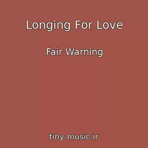 کاور آهنگ Longing For Love از Fair Warning
