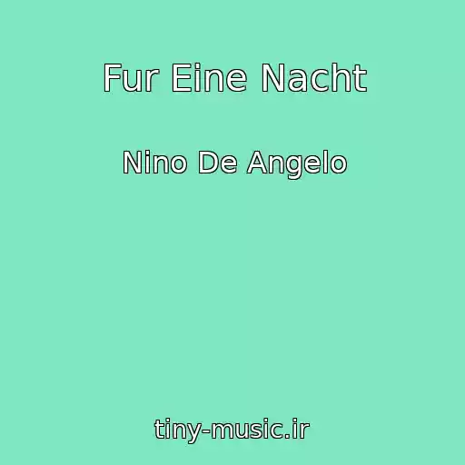 کاور آهنگ Fur Eine Nacht از Nino De Angelo