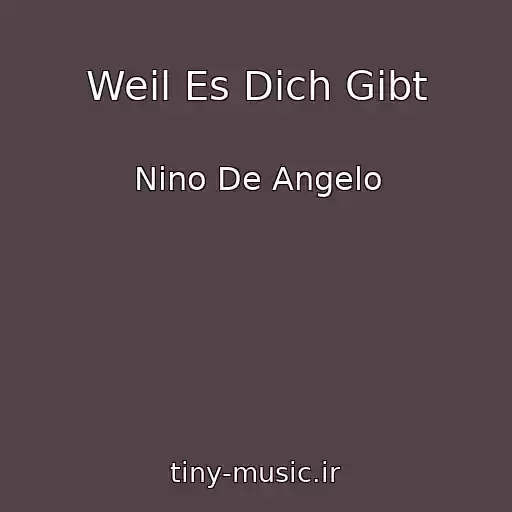 کاور آهنگ Weil Es Dich Gibt از Nino De Angelo