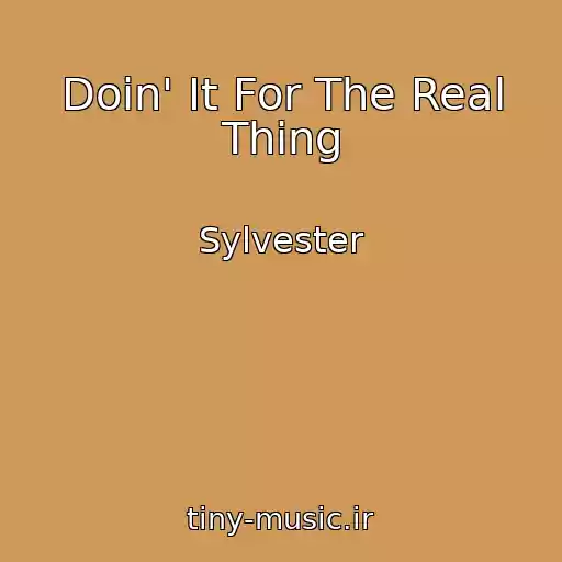 کاور آهنگ Doin' It For The Real Thing از Sylvester