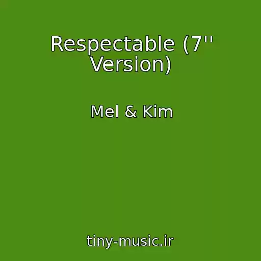کاور آهنگ Respectable (7'' Version) از Mel & Kim