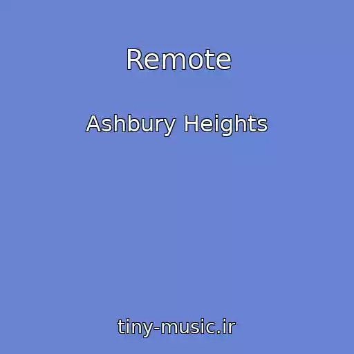 کاور آهنگ Remote از Ashbury Heights