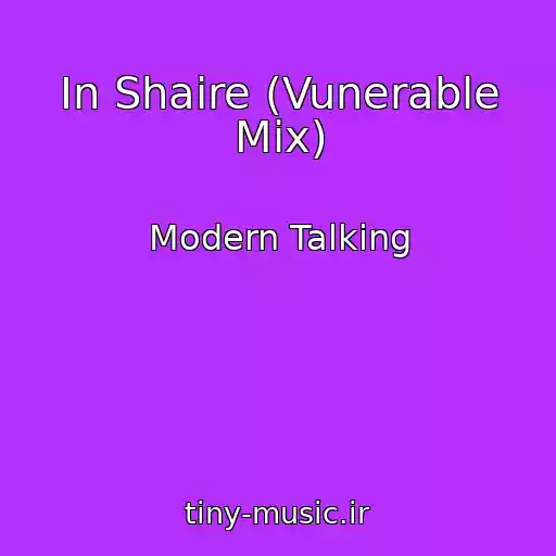کاور آهنگ In Shaire (Vunerable Mix) از Modern Talking