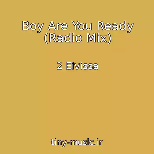 کاور آهنگ Boy Are You Ready (Radio Mix) از 2 Eivissa