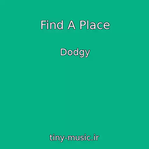 کاور آهنگ Find A Place از Dodgy