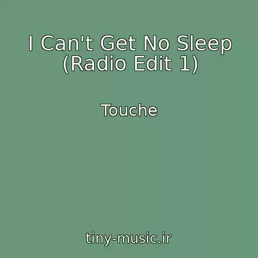 کاور آهنگ I Can't Get No Sleep (Radio Edit 1) از Touche