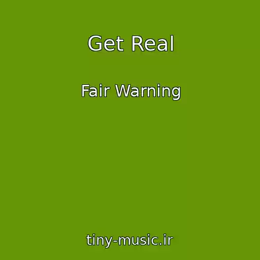 کاور آهنگ Get Real از Fair Warning