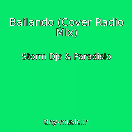 کاور آهنگ Bailando (Cover Radio Mix) از Storm Djs & Paradisio