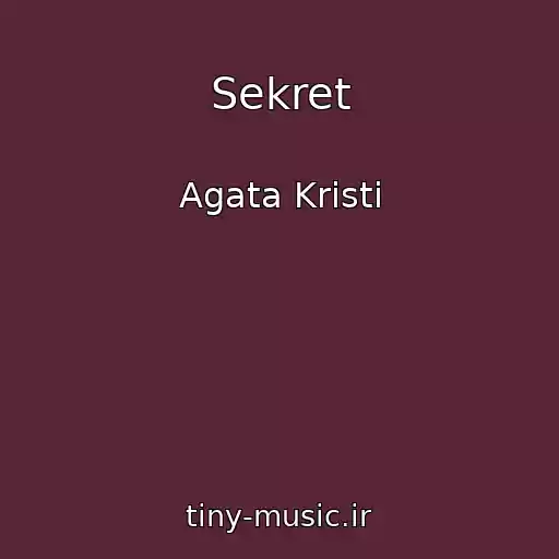 کاور آهنگ Sekret از Agata Kristi
