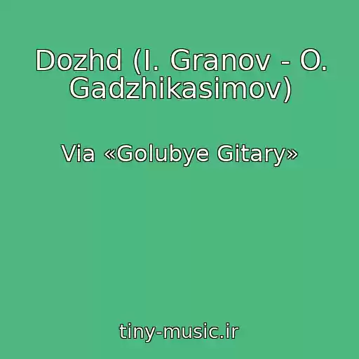 کاور آهنگ Dozhd (I. Granov - O. Gadzhikasimov) از Via «Golubye Gitary»