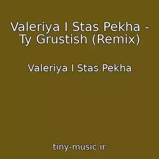 کاور آهنگ Valeriya I Stas Pekha - Ty Grustish (Remix) از Valeriya I Stas Pekha