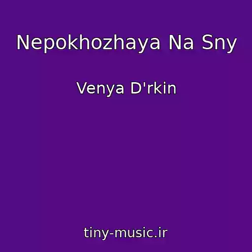 کاور آهنگ Nepokhozhaya Na Sny از Venya D'rkin