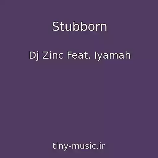کاور آهنگ Stubborn از Dj Zinc Feat. Iyamah