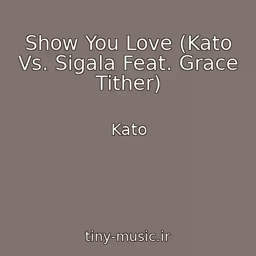 کاور آهنگ Show You Love (Kato Vs. Sigala Feat. Grace Tither) از Kato