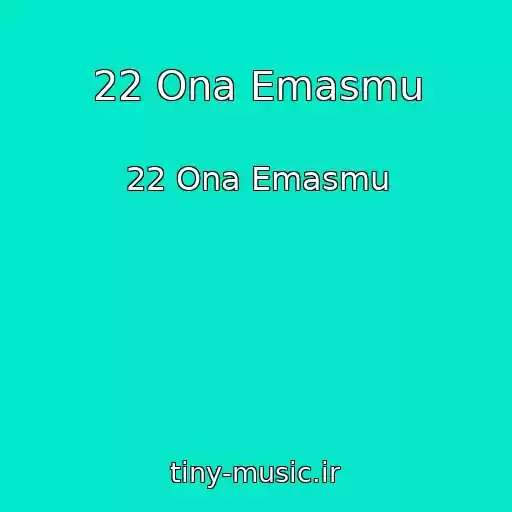 کاور آهنگ 22 Ona Emasmu از 22 Ona Emasmu