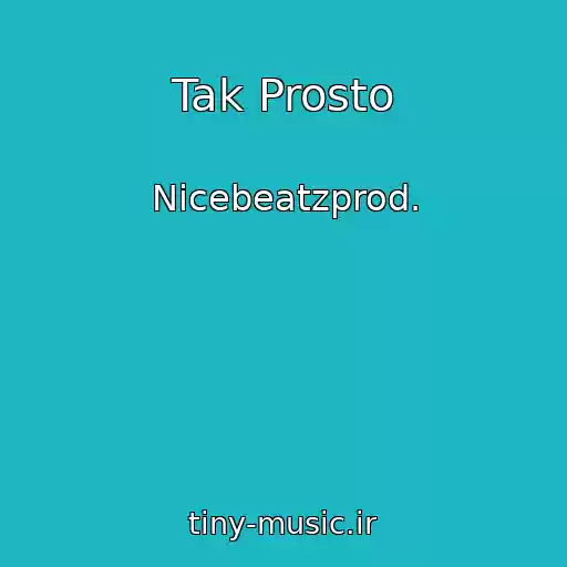 کاور آهنگ Tak Prosto از Nicebeatzprod.
