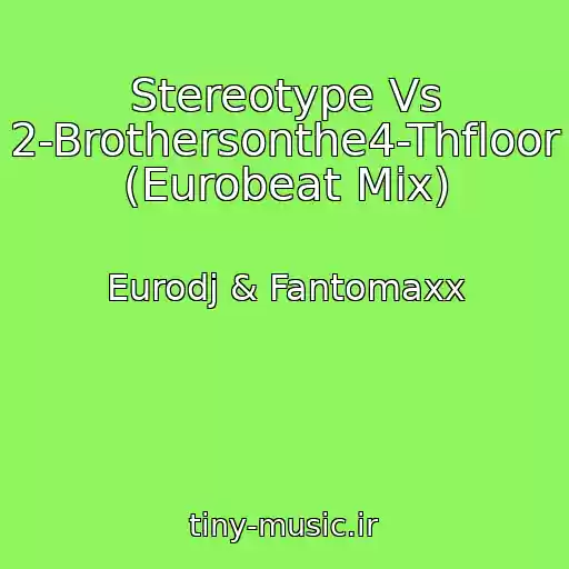 کاور آهنگ Stereotype Vs 2-Brothersonthe4-Thfloor (Eurobeat Mix) از Eurodj & Fantomaxx
