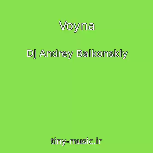 کاور آهنگ Voyna از Dj Andrey Balkonskiy